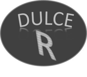 Logotipo de Dulce R tapa de dulce de caña